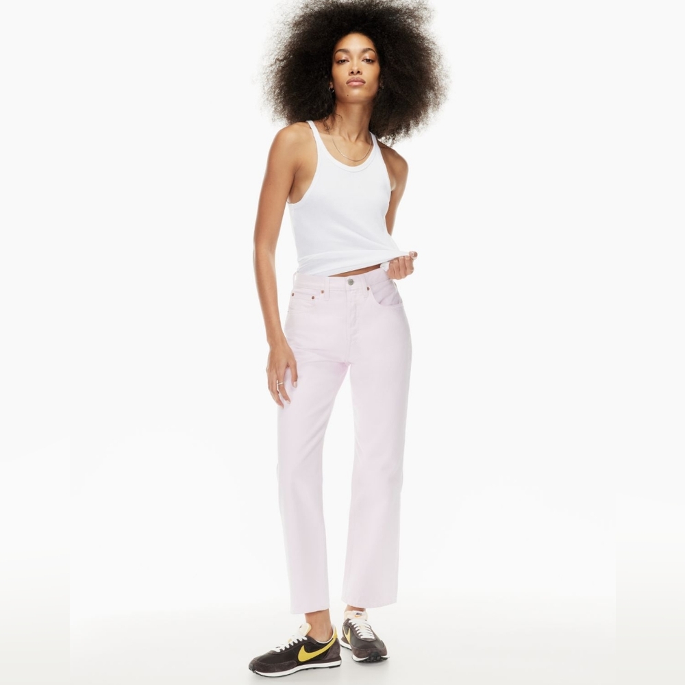 Forum High Rise white Denim Jeans